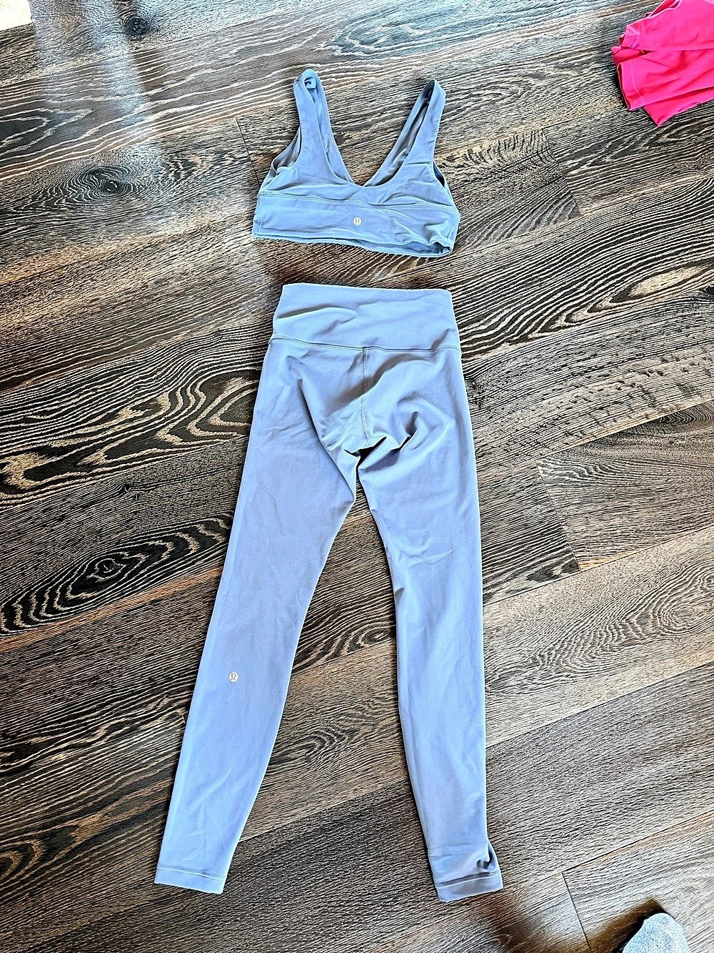 lululemon Matching Athletic Leggings Set in Blue Size 6